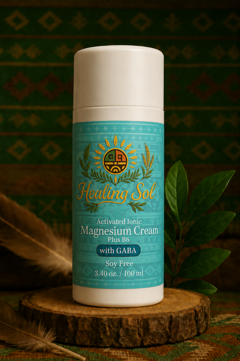Magnesium Cream with GABA 3.4 Oz – Sleep, Mood & Muscle Support